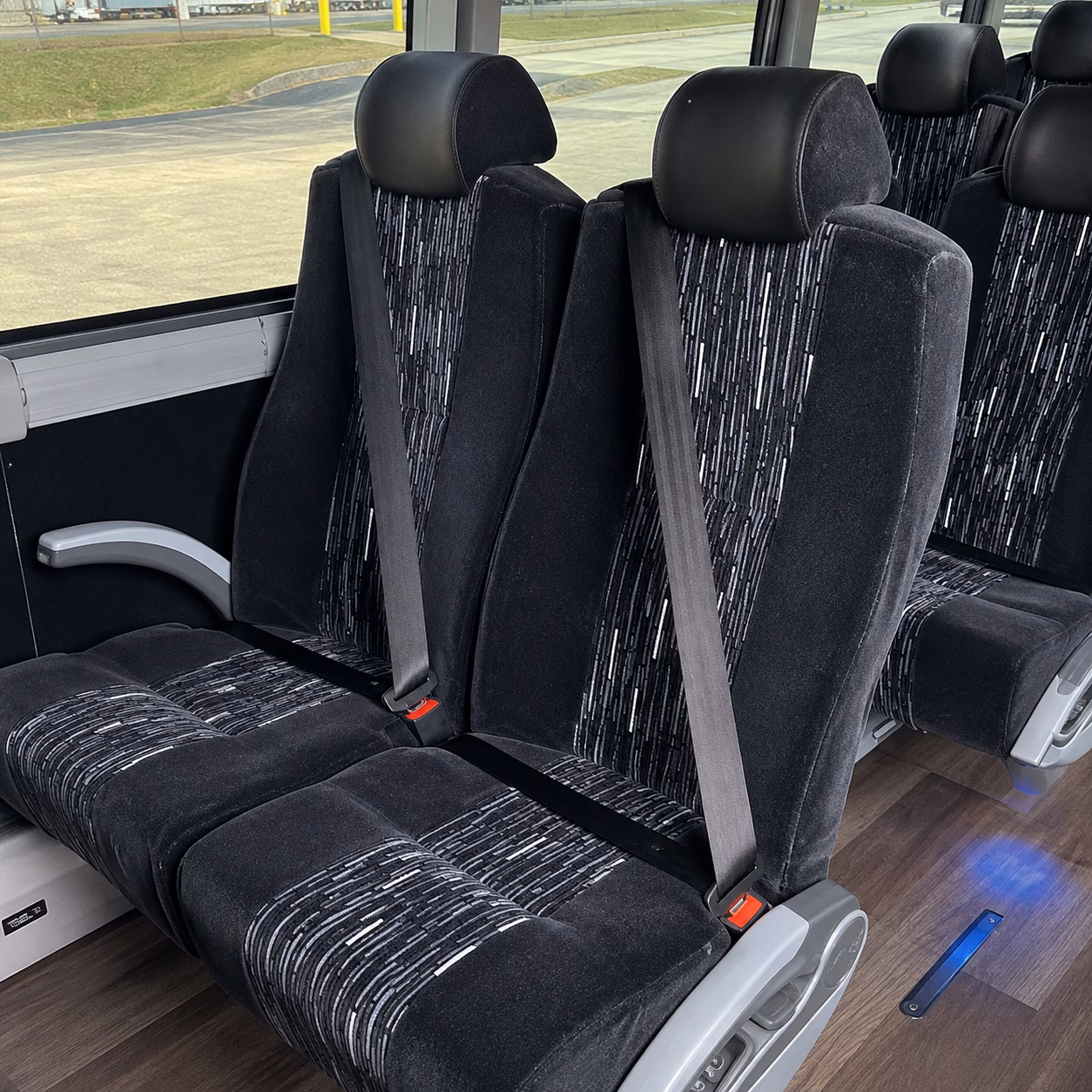 binghamton sporting event transportation onboard seating