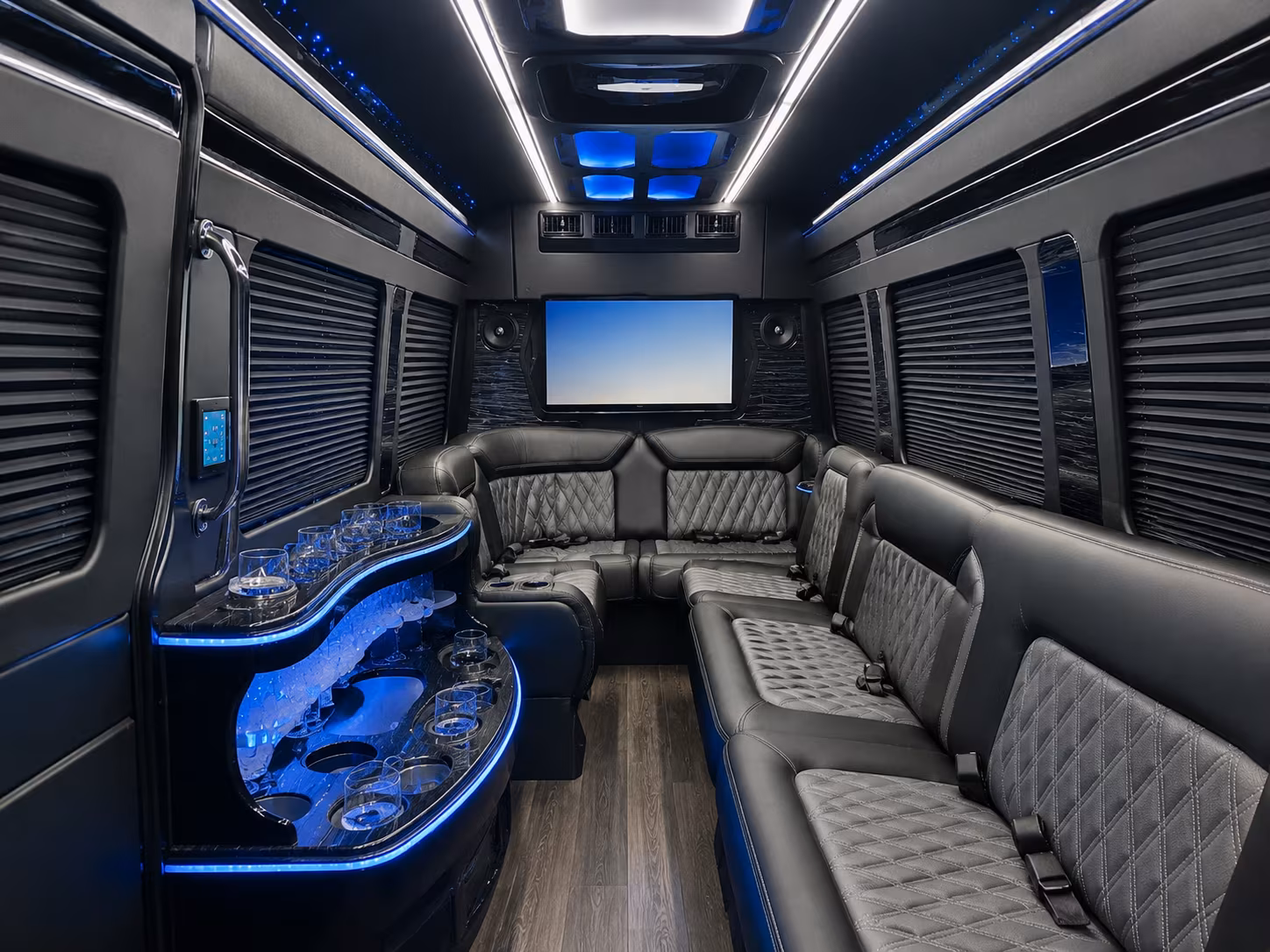 black bears hockey bus rentals at visions veterans memorial arena