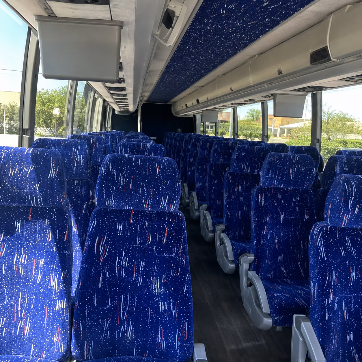 with a bus getting to spiedie fest and otsiningo park is actually fun