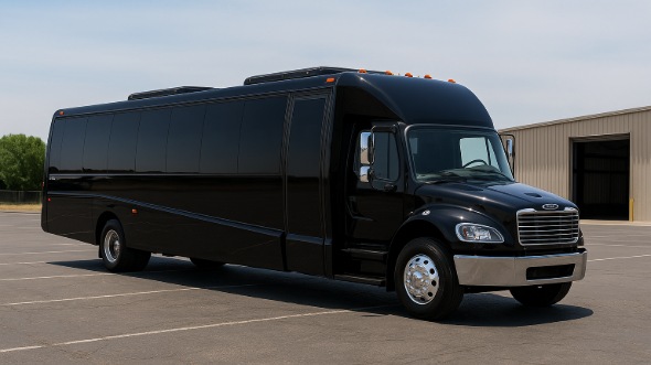 Exterior of Charter Bus Company Binghamton's 15 Passenger Minibus in Binghamton