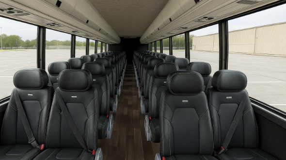 Interior of Charter Bus Company Binghamton's 20 Passenger Mini bus in Binghamton