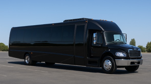 Exterior of Charter Bus Company Binghamton's 30 Passenger Minibus in Binghamton