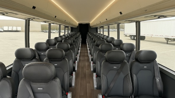 binghamton 20 passenger minibus inside