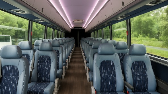 binghamton 30 passenger minibus inside